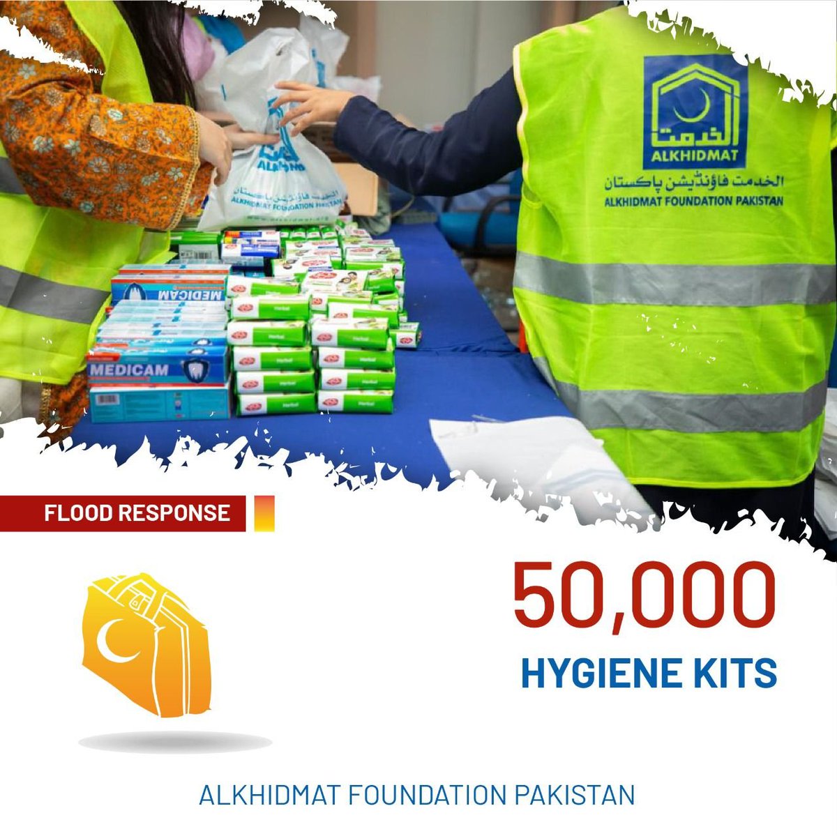 AlkhidmatOrg's tweet photo. With 502 medical camps, 2 field hospitals and 2 mobile health units Alkhidmat foundation has treated 203,520 patients so far while providing 50,000 hygiene kits.
 #AlkhidmatFloodResponse https://t.co/SQ9Vpt6l2X