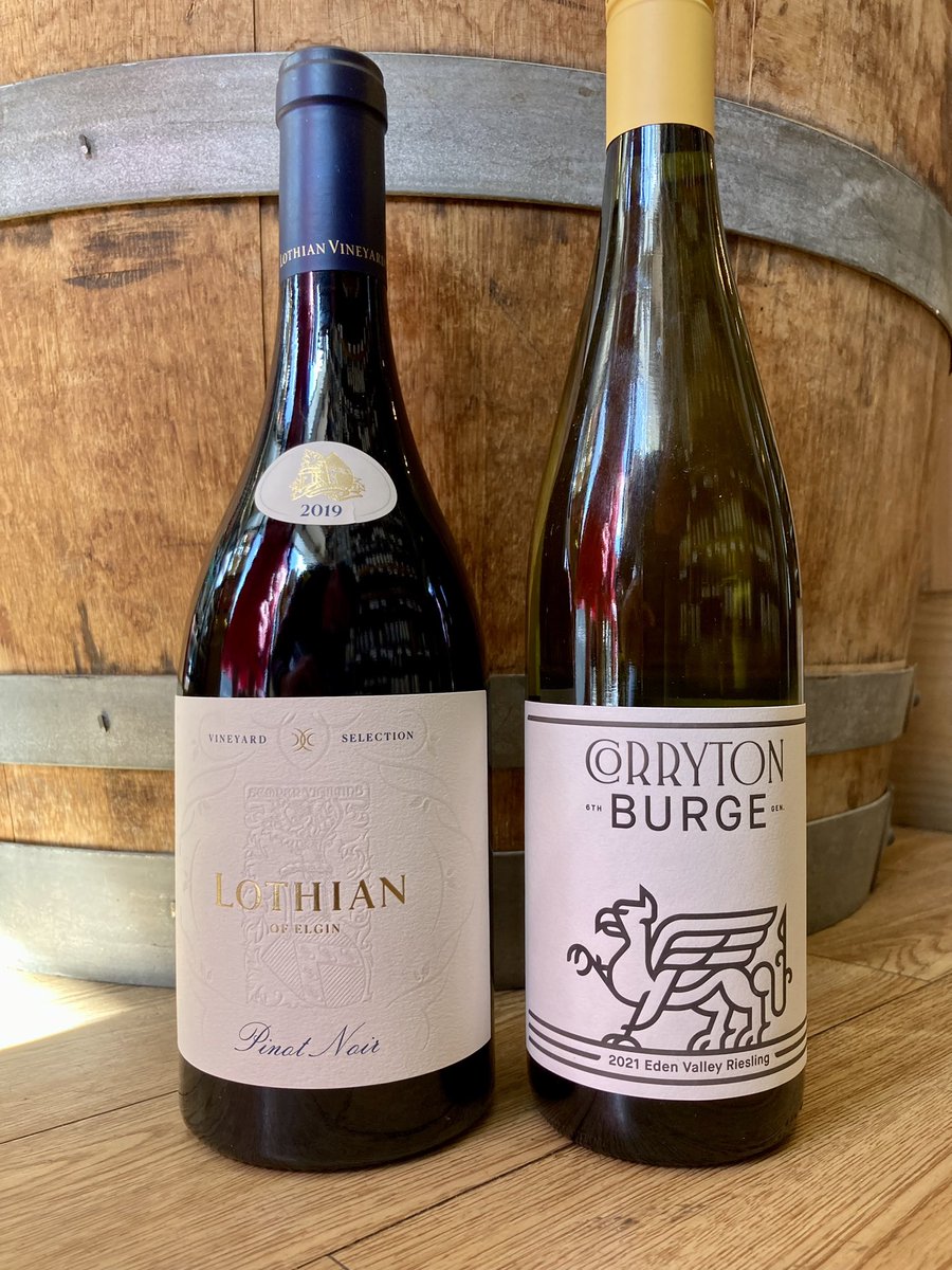Odd_Hampstead's tweet photo. On tasting today: Lothian pinot Noir 2019, South Africa. Gorgeous, ripe deep red fruits and oak spice. Corryton Burge Riesling 2021, South Australia. An approachable fruit driven style with crisp apple, lemon and floral fragrances. Both fantastic! #winetasting #oddbins #hampstead https://t.co/fCqKzjPgNi