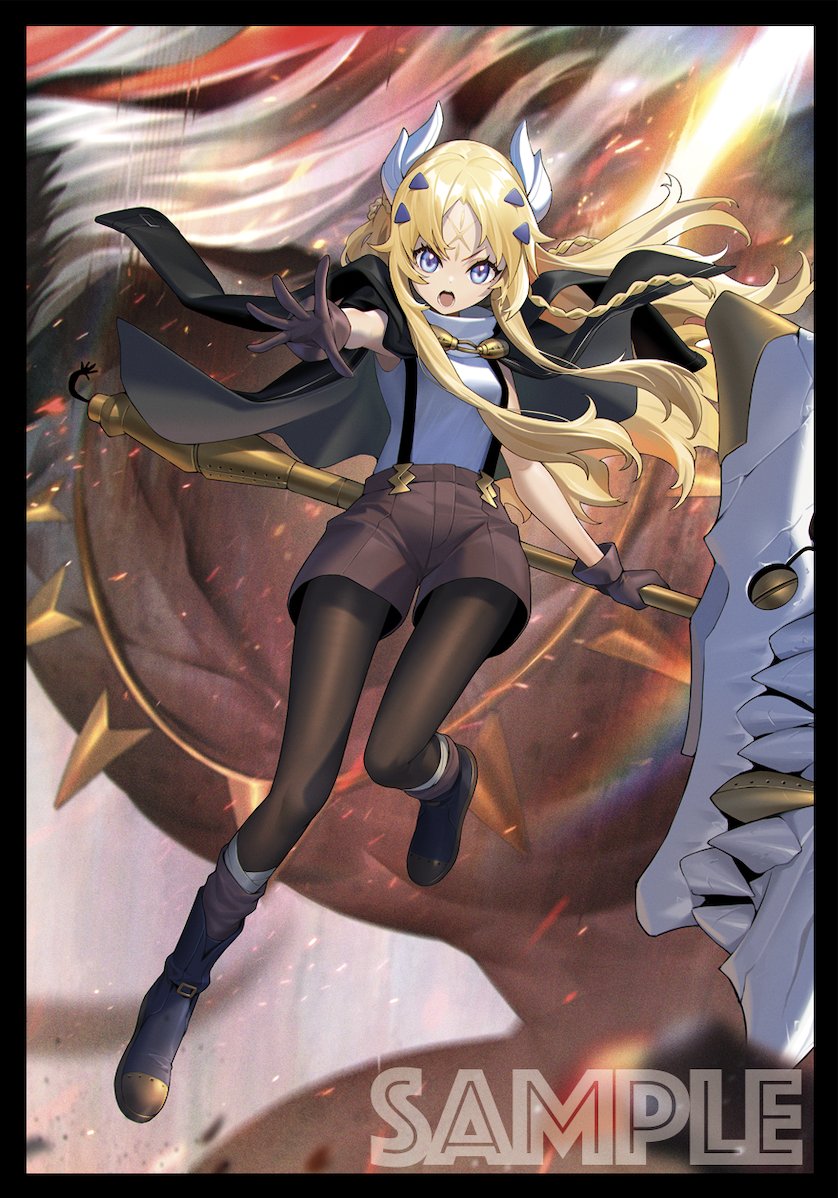 eatos_ye's tweet photo. エアサンクリ 新作発表⑤
エクレシア の スリーブ や プレイマット になります！
イラストレーターは masin（@masin0201）様です。 https://t.co/YksPtafzHc
