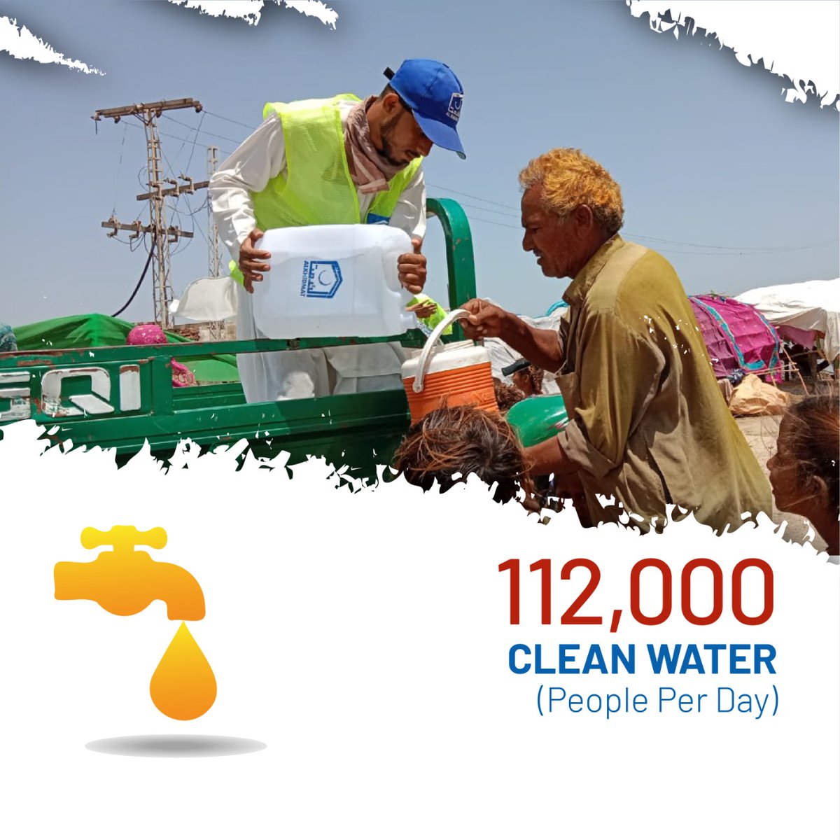 KinzaKanwal11's tweet photo. Sanitation and hygiene become especially important during  a natural disaster, when finding clean, safe water could be difficult. Help us provide them with basic necessities so that they can carry on with their lives 
#AlkhidmatFloodResponse https://t.co/Y14ql2vXSW