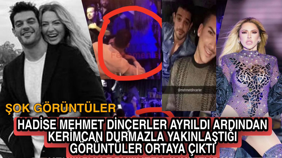 #Hadise Mehmetçik Dinçerler Kerimcan Durmaz İfşa Gece Kulübü Videolu Hali Linke Tıkla İzle; youtu.be/0H9u48AuT2Q