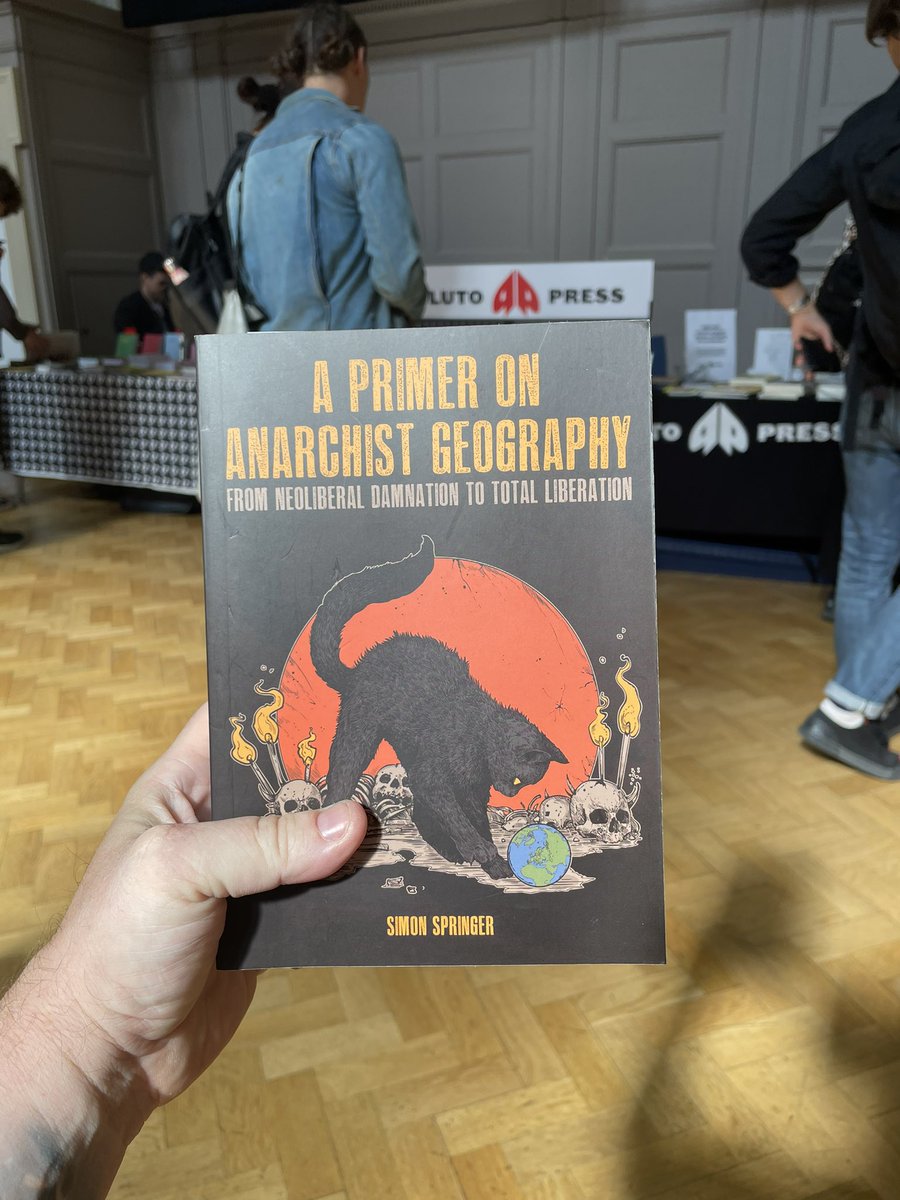 MarcAyres4's tweet photo. At the #anarchistbookfair and now have quite a lot to read. I may need time on this one. #anarchist #book #simonspringer https://t.co/hiPCxYzA8R