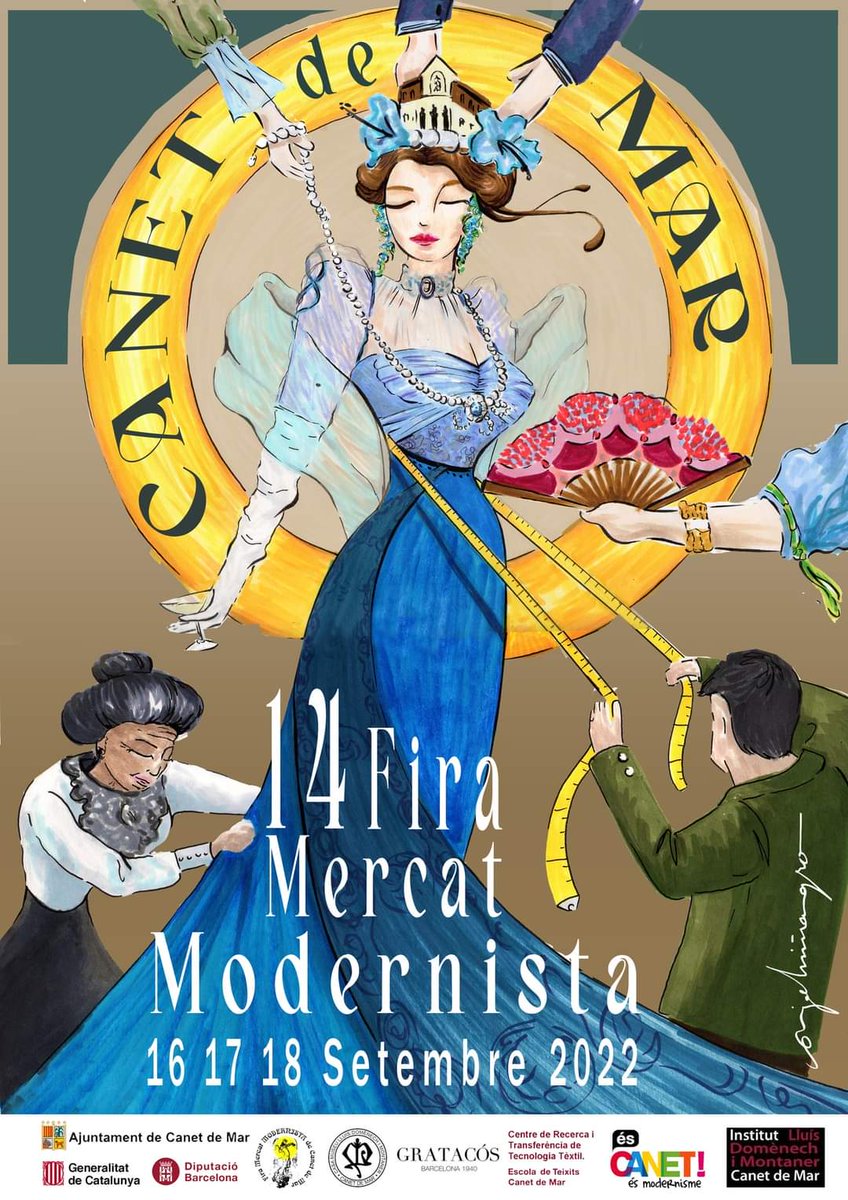 Bon dia #Maresmegeganter!

Demà:

📍 Canet de Mar
🕕 12:00 - Plaça del Mercat
✅ #Gegants Pineda
✅ #Gegants Arenys de Munt 
✅ #Gegants Turó del Drac
✅ #Gegants Barri dels Abells
✅ <a href="/gegantersdcanet/">Geganters de Canet</a> 
 
#FiraModernistaCanet #ModernistaCanet