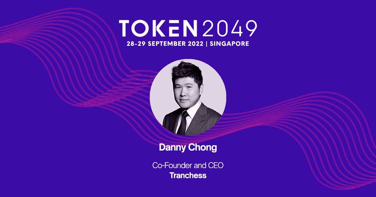 token2049's tweet photo. Meet Danny Chong and Tranchess 🥂

@DCKingT is the Co-Founder and CEO of @Tranchess, a yield-enhancing asset tracker with varied risk-return solutions.

He has 16+ years of banking experience and has been successful in leading revenue, headcount and digital growth in his career. https://t.co/lj2Al1TrVM