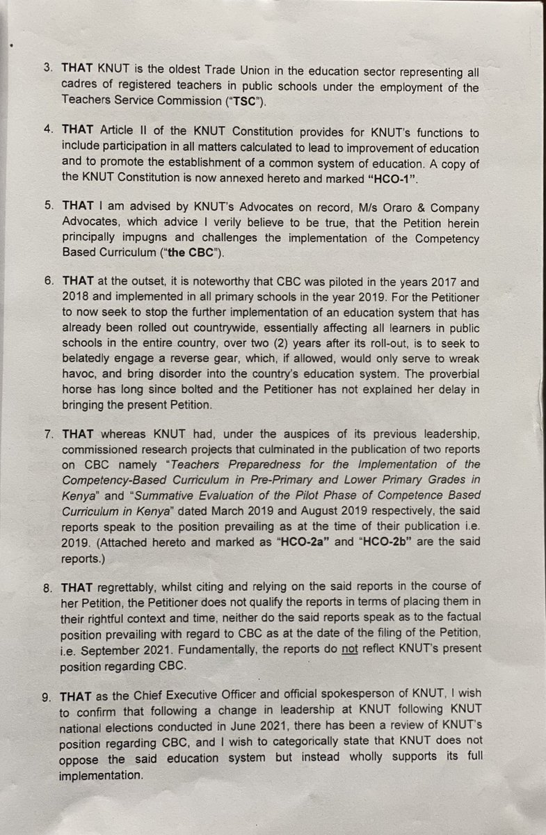 NelsonHavi's tweet photo. Henry  Oyuu for KNUT on CBC: SG Wilson Sossion objected to CBC but after his ouster and replacement by myself as SG, CBC is supported. Exit Uhuru Kenyatta, same Henry Oyuu for KNUT: CBC is bad for students, parents and teachers and must be abolished. What a pendulumic teacher! https://t.co/w4EKqx9RFx