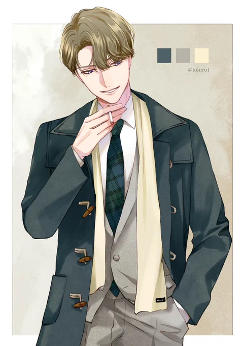 ブリティッシュレトロな男の子たち③どの男の子が好きですか?#オリジナル #originalcharacter 