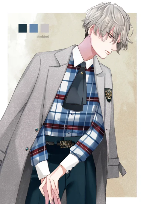 ブリティッシュレトロな男の子たち③どの男の子が好きですか?#オリジナル #originalcharacter 