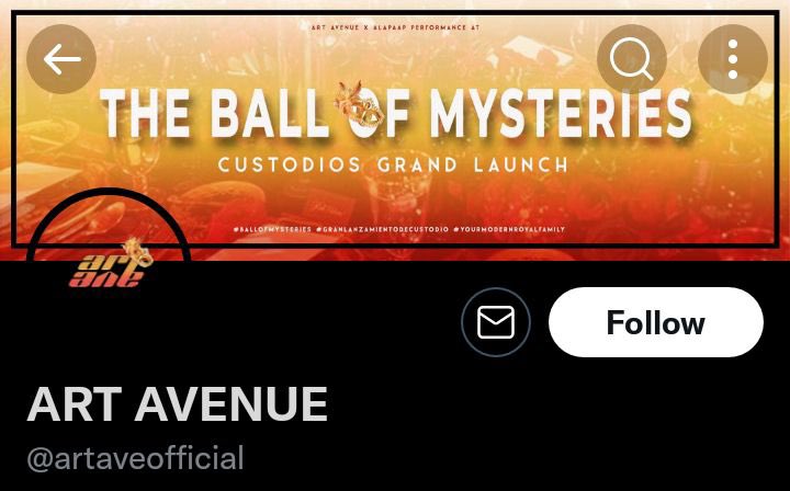WETHECL0UDS's tweet photo. ⠀⠀
⠀⠀
⠀ @WETHECL0UDS  ───  ᎒ 09. 17. 22
⠀ THE CUSTODIOS:  The Ball of Mysteries
⠀ Alapaap and Art Avenue’s Collaboration
⠀⠀
⠀⠀ https://t.co/pK4p17bMmc