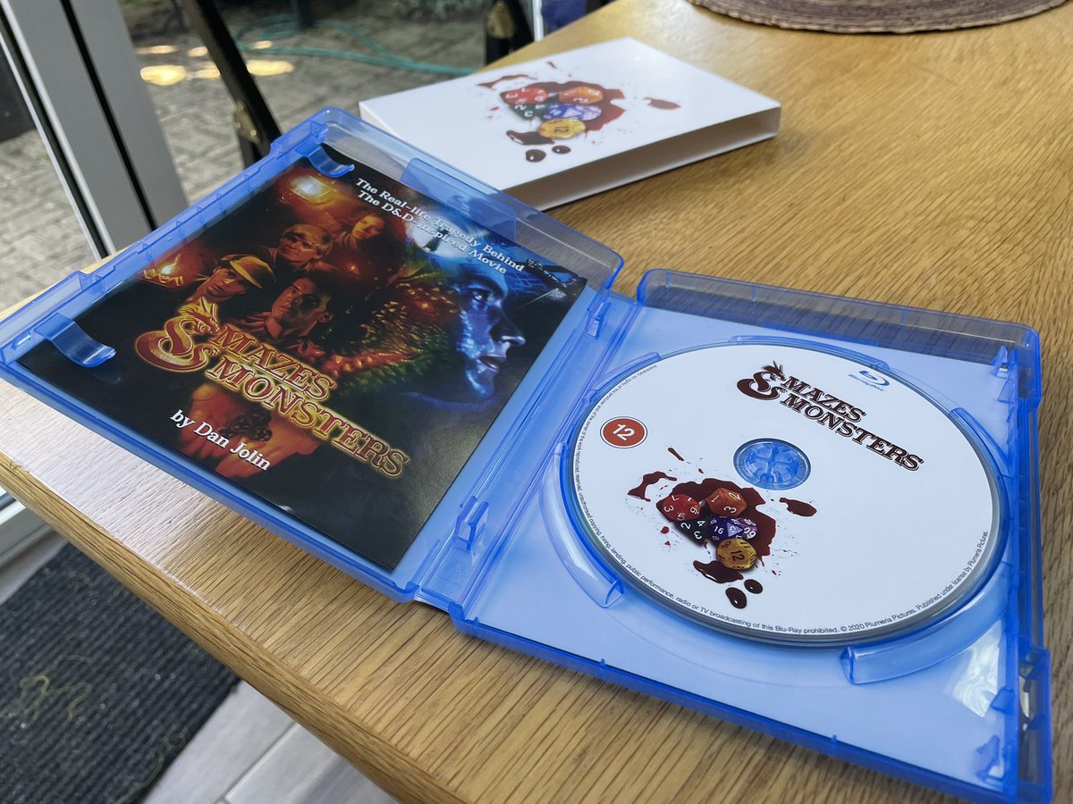 DanJolin's tweet photo. Behold! It’s Mazes &amp; Monsters on Blu-ray, thanks to @PlumeriaPics. Features amazing new cover art by @paulshipper, plus a piece on the film’s bizarre origin story by, um, ME! https://t.co/lhrbcMOI6e