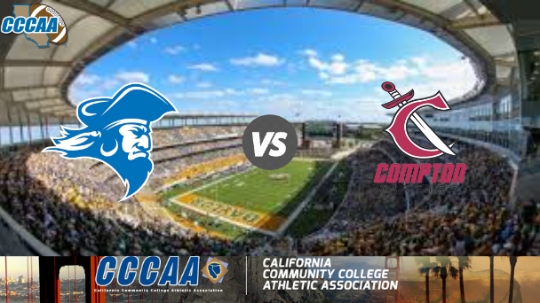 CccaaBaseball's tweet photo. Santa Monica 🆚  Compton | CCCAA Football 
🗓️ Saturday, 09/17,2022
📺: https://t.co/BjHG4ifzAI    
🏈 : Kickoff at 6PM

@lilliannnn27 @LosThekicker 
@Marcelo36770813 @mcixxixiii
@NevanLambertJr @NicholasWash05
@nolimitejayyy @OurSantaMonica
@RobertCHernandz @SeanWhyte6
@SMC_edu https://t.co/xU1vDo7ucR
