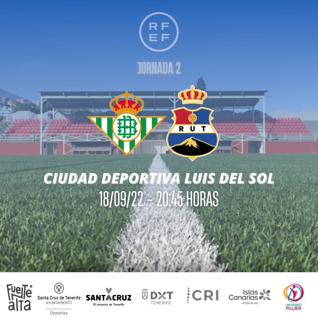 También mañana el primer equipo disputa su partido fuera y también buscarán sumar los primeros tres puntos de la temporada 💪

📅 18/09
⌚ 20:45 🇪🇦 19:45 🇮🇨
🏟️ CD Luis del Sol
🆚 <a href="/RealBetisFem/">Real Betis Féminas</a> B

Podréis seguir aquí el minuto a minuto 

#JUNTXSSomosMásFuertes