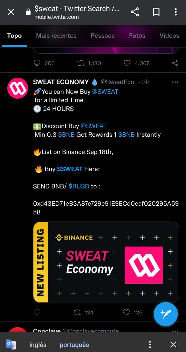 Robertofelix33's tweet photo. @SweatEconomy 🥳🎉🥳🎉🥳🎉🥳 https://t.co/f20Bc80zra