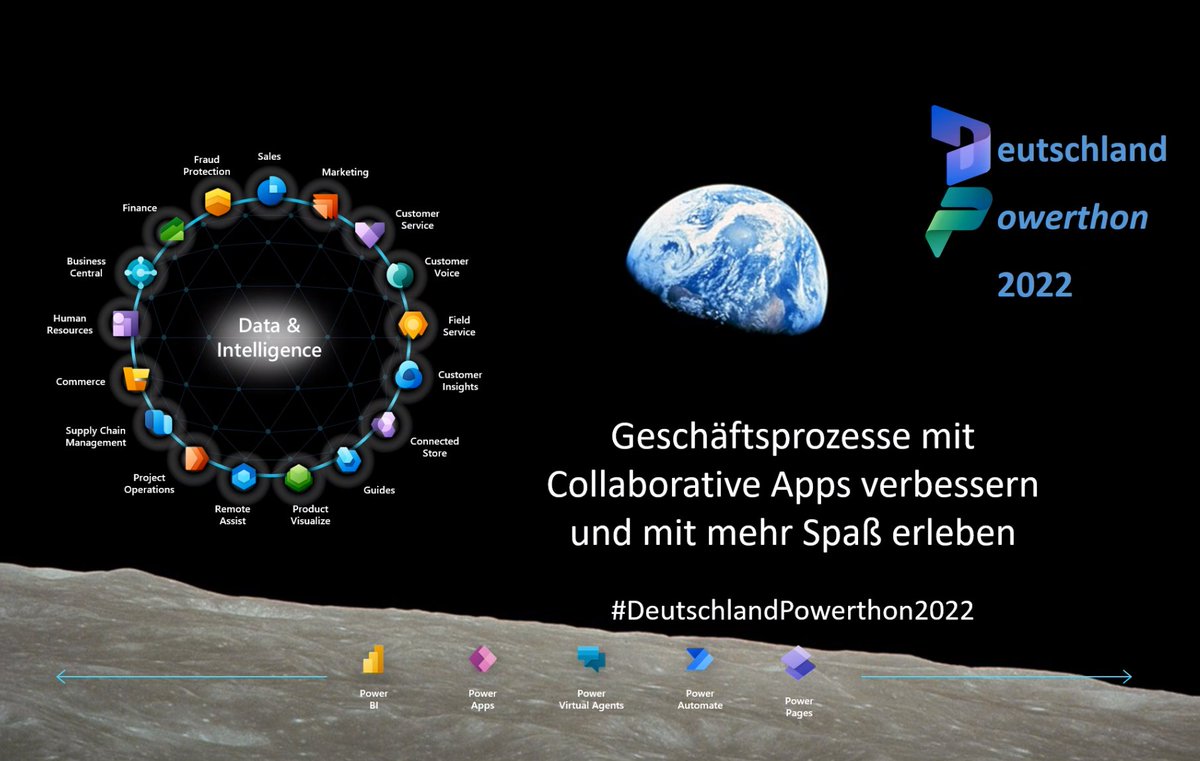 TKarafilov's tweet image. Der 14 Uhr Slot beim #DeutschlandPowerthon2022 hat gleich zwei Tophighlights:

1. @nicolenders mit &quot;Geschäftsprozesse mit Collaborative Apps verbessern und mit mehr Spaß erleben&quot;

2. @BergmannBene mit &quot;Create a Dataverse Repository set up&quot;

powerthon.info/schedule-grid/