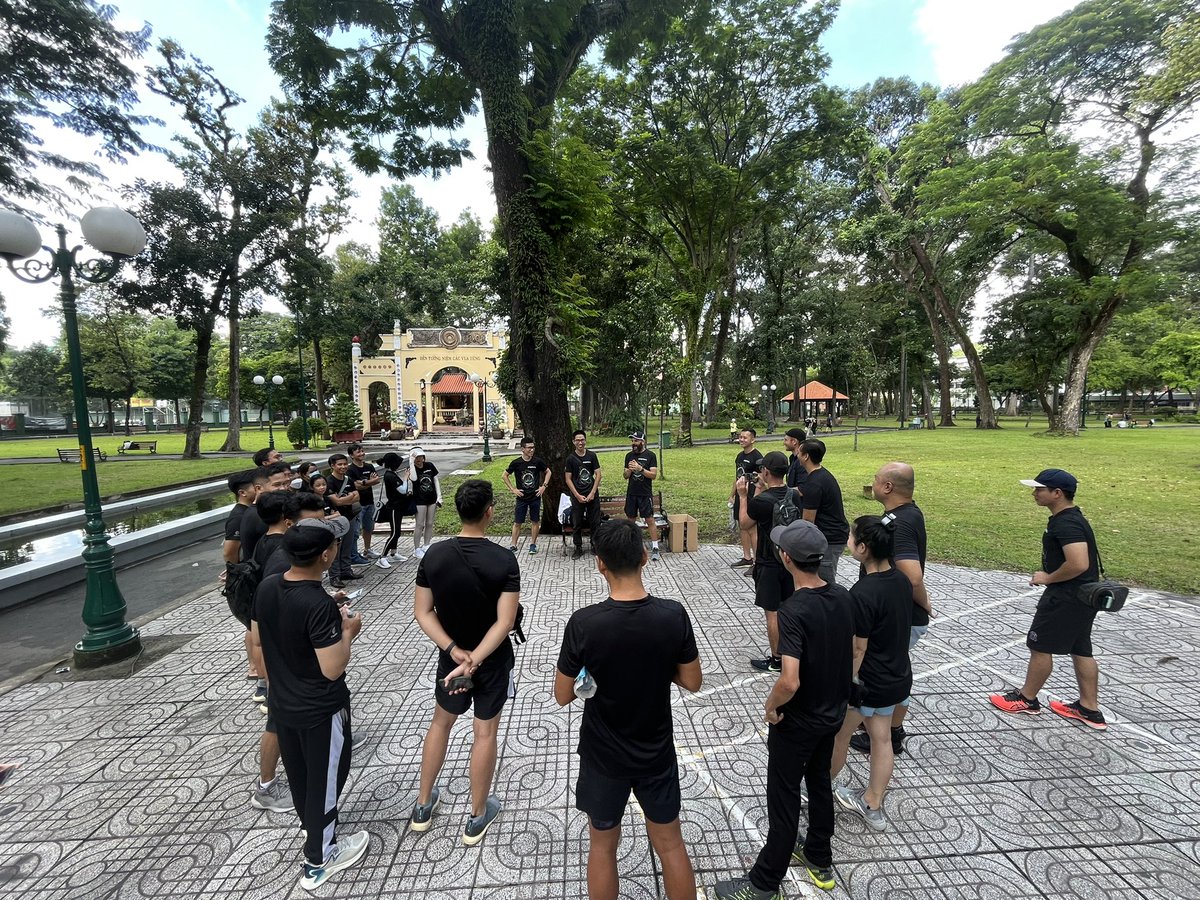 Firelauncher_'s tweet photo. Great event in the morning in #HCM then we collected our bib numbers followed by a good meal.
Good luck @Barndog_Solana @Trung1306 @phandung002 tomorrow and everyone else racing.
Can’t wait to run my #75 marathon tomorrow 💪🔥
#stepn @Stepnofficial @StepnEurope @jason_stepn https://t.co/aRBIyE9RJk