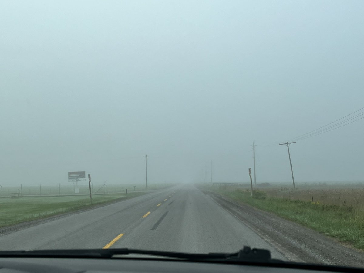 Lots of fog from Hamilton to Cayuga this morning! #onwx #ShareYourWeather