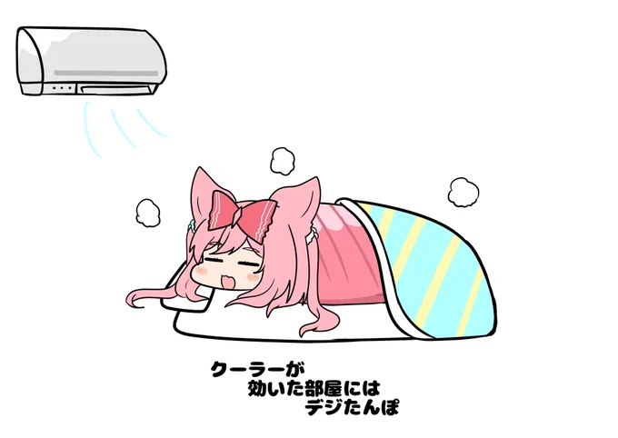 これはデジたんの湯たんぽ略してデジたんぽ 