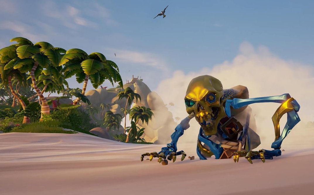 TFallenKnight's tweet photo. Its Just a ancient skelly world out there today in #SeaOfThieves  and this skelly will be hunting them all 

 #SeaOfThievesCommunityDay https://t.co/RaOID9xHEK