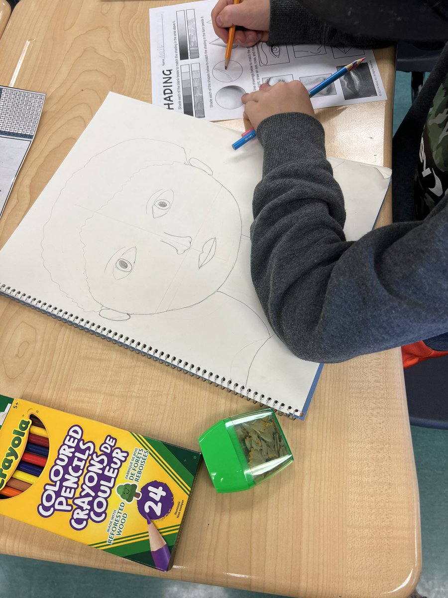 Grade 5’s <a href="/ManachabanMS/">École Manachaban</a> are taking their “selfies” this week. What does it mean to take a “selfie”? We are learning about responsible #digital #citizenship and famous #artists like <a href="/kehindewileyart/">Kehinde Wiley</a> #artshare #rvsed shading, color &amp; backgrounds next…