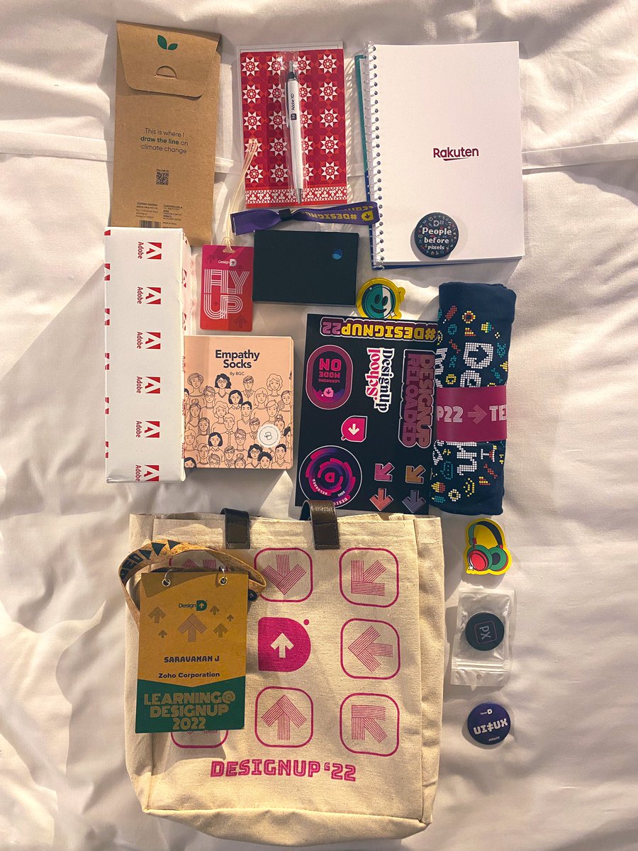sarv_ux's tweet image. #NetworkIsNetworth #DesignUp22 #GOODIES #designinspiration #zoho Thank you 😊 🙏🏼