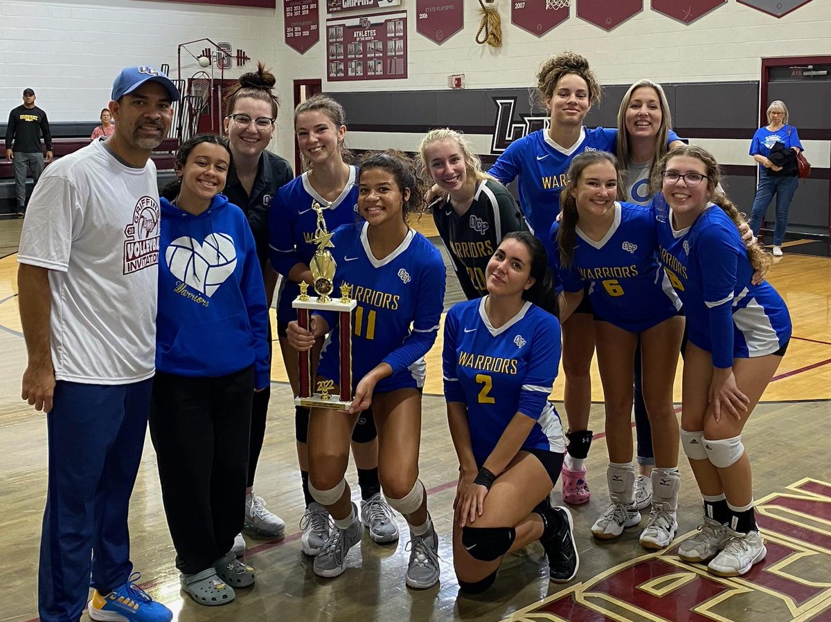 OCPAthletics's tweet photo. Congratulations to #OCPVOLLEYBALL for their grit and determination this weekend at the LMP Invitational w/just 6 players due to injuries. We finished 2nd to host Lake Mary Prep, but played like champions in both matches! #RoadWarriors #SeasonofTruth @osvarsity @VSNOrlando https://t.co/1vhN2eZn0G