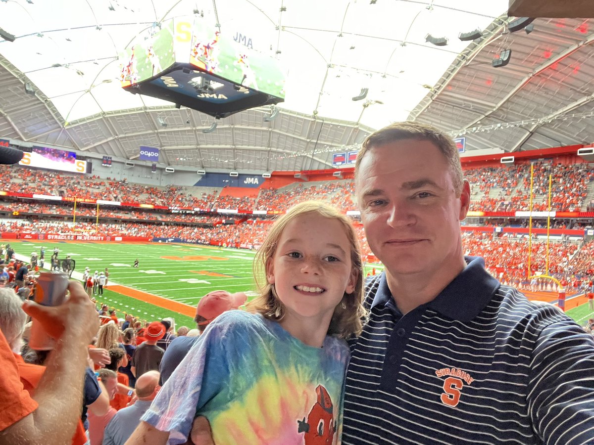 First cuse football game! #sufootball #cusegameday