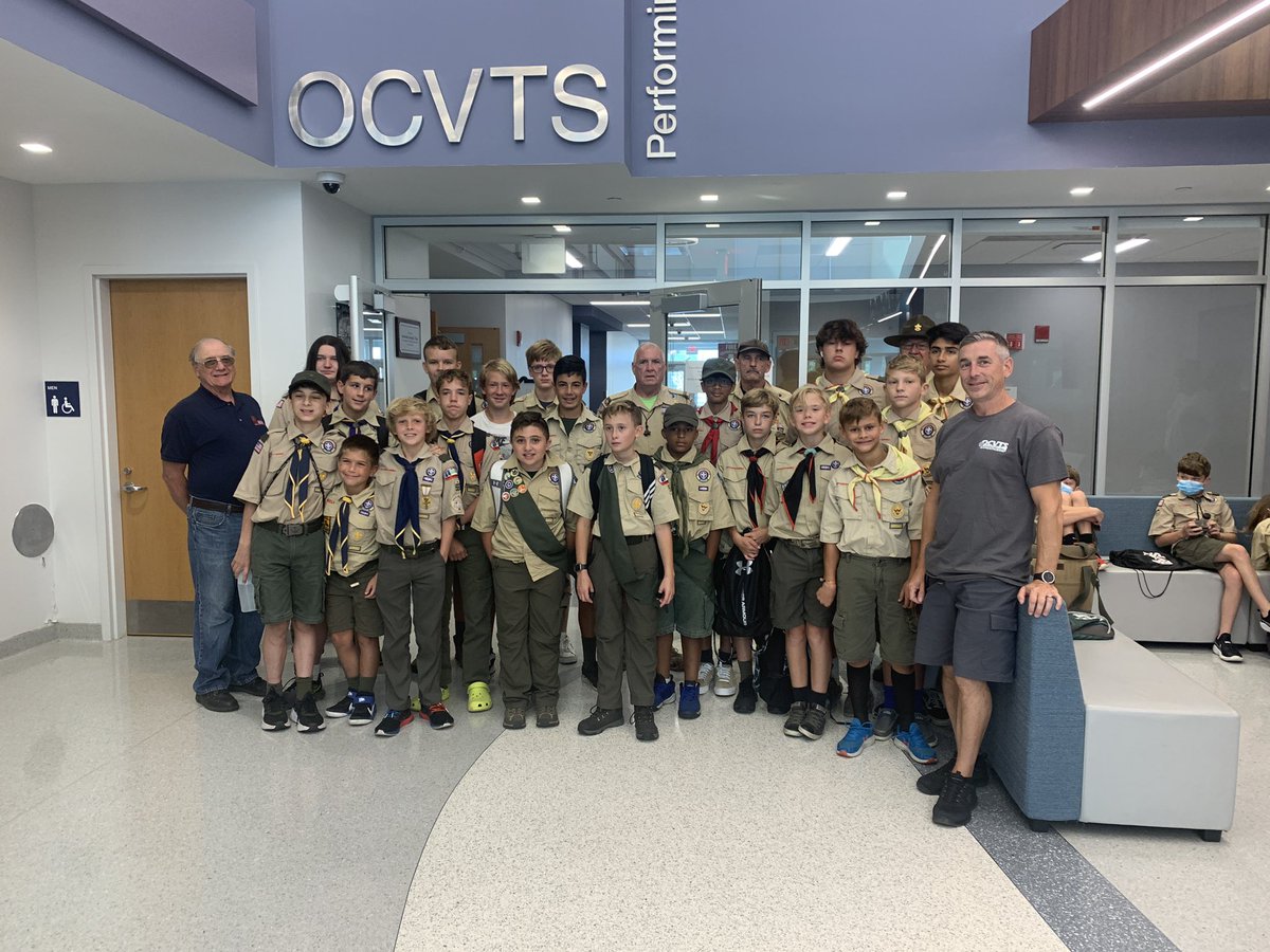 OcvtsMultimedia's tweet photo. Community outreach and career pathways is important at all ages. Today, BSA offered a merit badge academy @ocvts. Scouts learned about citizenship, communications, dentistry and many more subjects that lead to trending careers. https://t.co/Mso4U9wnId