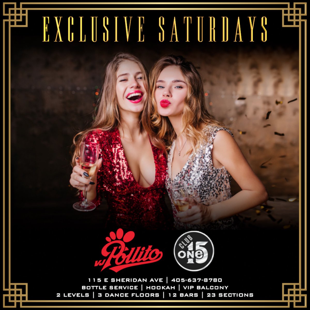 VjPollito's tweet photo. 🗣 EXCLUSIVE SATURDAYS 😎

🍸 @ClubOne15 🍸

#vjpollito https://t.co/TjjYUBr2zX