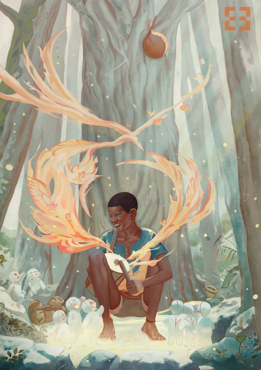 I have been quietly working on an African fairytale project, and I can't wait to share more with you. 
Here's a preview ✨❤