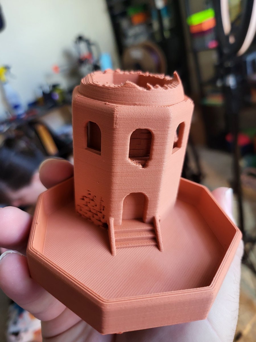 midnightsmith's tweet image. Finally got some of this @Formfutura stone terracotta filament in, first print! Looks amazing! Gonna experiment and try some more stuff soon! Printed on the @BambulabGlobal X1C! #3Dprinting #makeallthethings