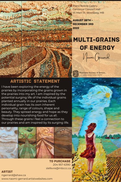 NaomiGerrard's tweet photo. Multi-Grains showing in the Piano Noble Gallery located in the Centennial Concert Hall 2nd floor. Enjoy and please share with your family and Friends https://t.co/a73YvJLzVn