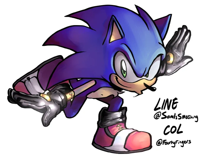 some more colour work! lineart by  FOLLOW MY GOAT 