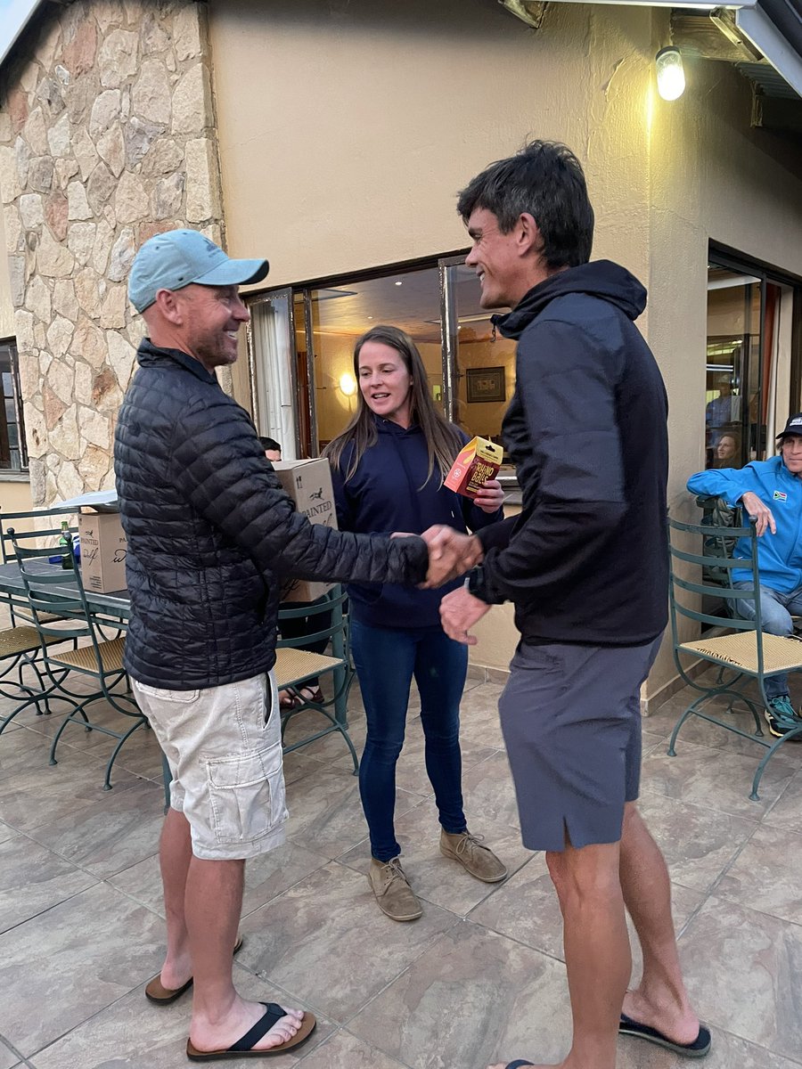 RhinoPeakC's tweet image. Wrapping up with this evening with Prize Giving. #RPC2022 
🏆 Top Fundraiser: Patrick Rüegg
🥇First runner: Jock Green
🥇First woman runner: Dawn Booyens

A huge well done to all the participants!