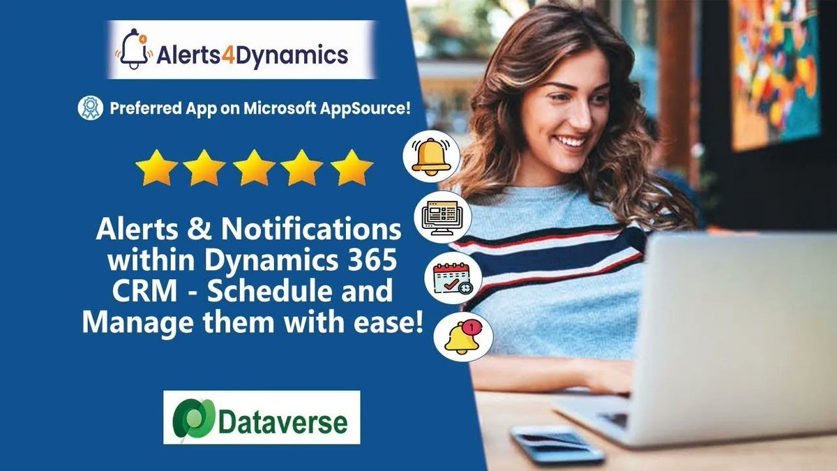 inogic's tweet photo. Alerts & Notifications within Dynamics 365 CRM - Schedule and Manage them with ease! https://t.co/QlhlVwJwVA
#CRMalerts #CRMnotifications #schedulealerts #Dynamics365 #MSDyn365 https://t.co/AlkJXSpphd