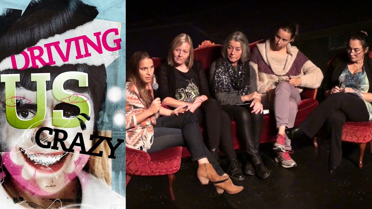 Leaving #psychiatricdiagnoses and #psychdrugs behind-- a discussion with 4 #women ex-#psychiatric patients on their experiences in the #mentalhealth system at @drivingus_crazy  #FilmFest. #mhsm #humanrights #womensrights 
ow.ly/cHPJ50KI6Bl