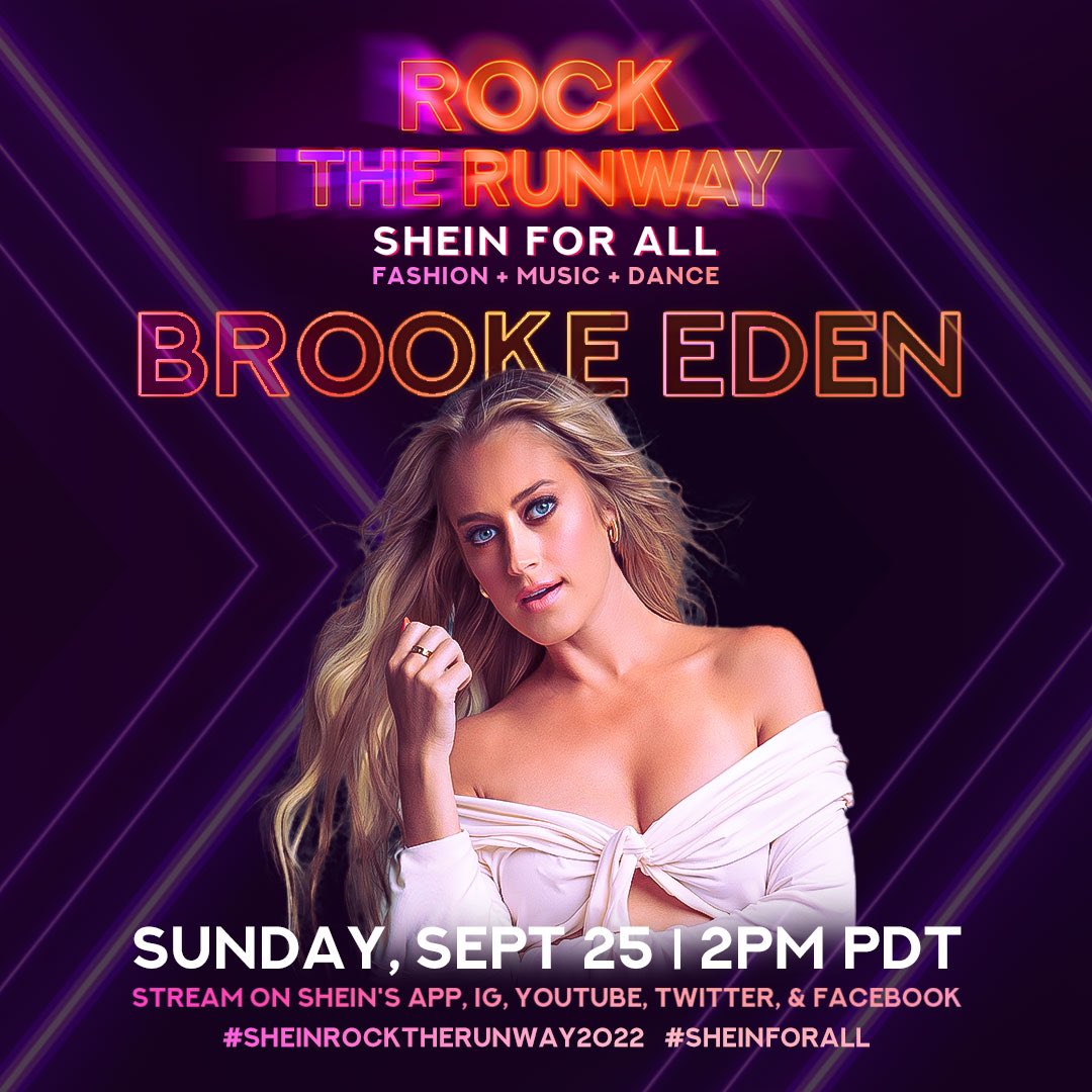 SO excited to announce that I’ll be performing on Rock The Runway: SHEIN For All fashion show airing exclusively on the @shein_official app, on Sun, Sept 25, at 2PM PDT! 💕

Download the SHEIN App: shein.onelink.me/v4LI/qnj1s6k1

#SHEINrocktherunway2022 #SHEINforAll #SHEINpartner