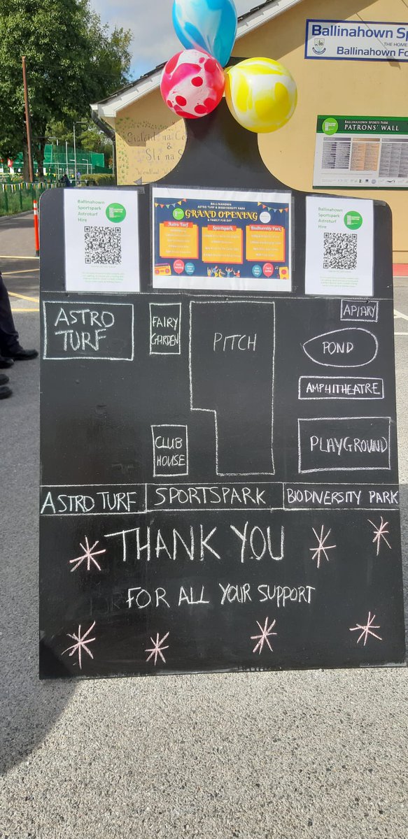 What a day in Ballinahown carrying out the official launch of Ballinahown Astroturf and Biodiversity Park 🎉 

The culmination of significant fundraising, hundreds of voluntary hours and €600,000 gov support. Huge congrats to all the committee and wider community.