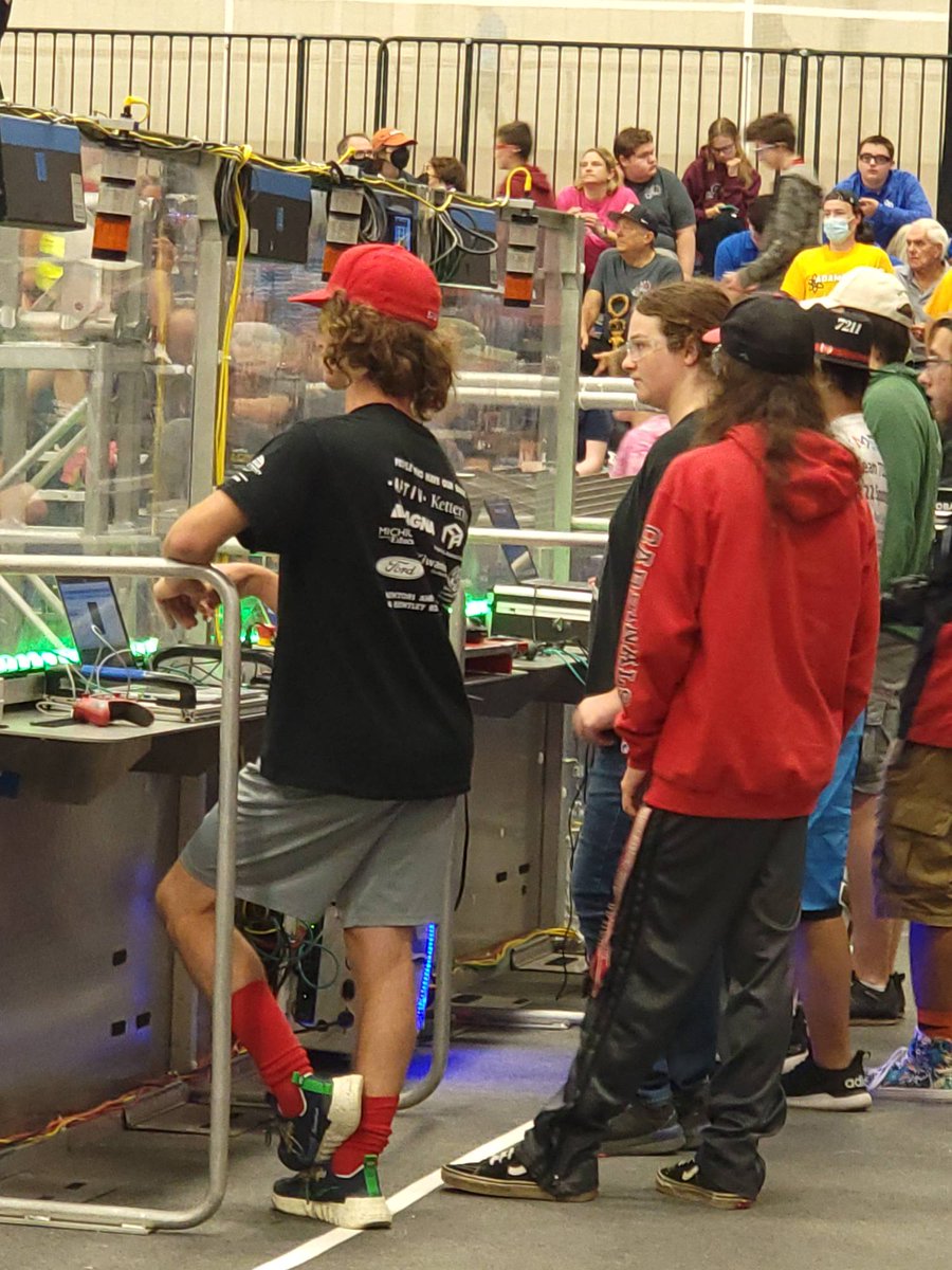 Queuing up for our next match.