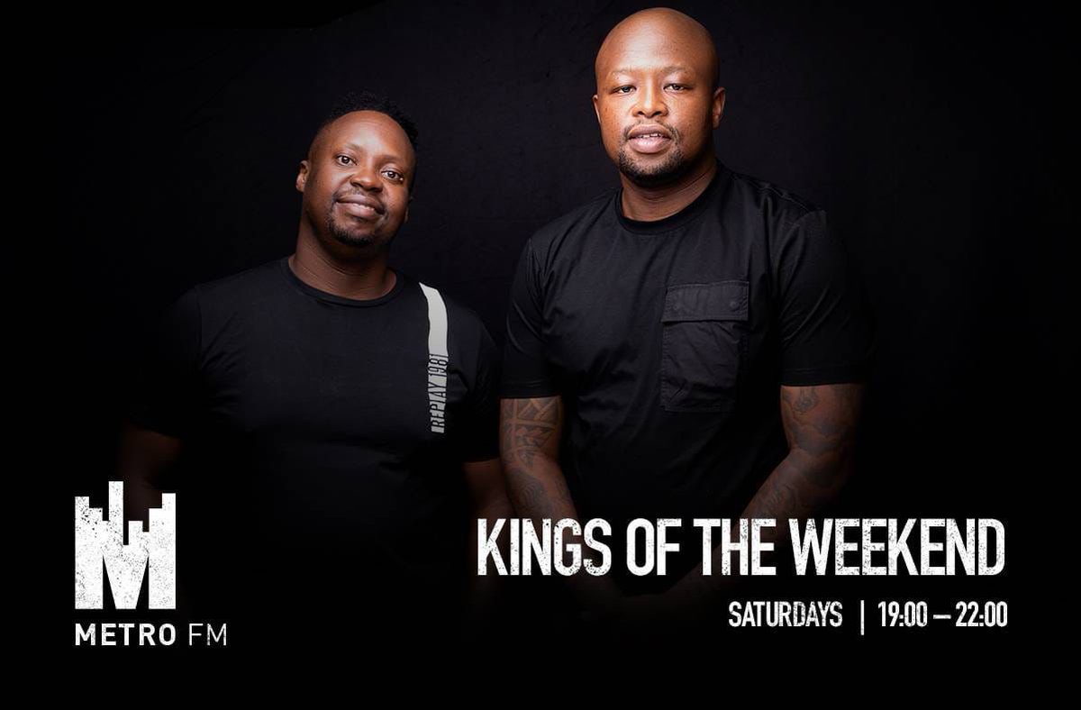 With the #KingsOfTheWeekend on MetroFM is where its at til 10pm with the rockstars
<a href="/sphectacula/">#UthandoKOTW</a> <a href="/djnaves/">#KOTW</a>. Time to turn up the good vibes this  Saturday! Tune in :-)