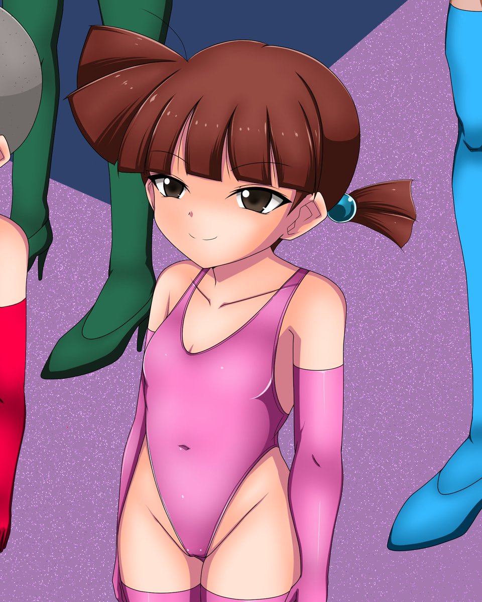 ハイグレ人間ネネちゃんを洗脳完了後の直立整列のイメージで描いたよ
一応配置は映画参照 