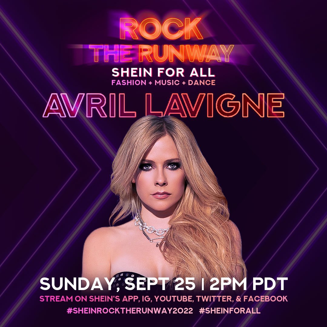 Don’t miss my performance on @SHEIN_Official’s Rock the Runway on September 25th at 2pm PST! Download the SHEIN app to watch: shein.onelink.me/v4LI/drh31azs #SHEINRocktheRunway2022 #SHEINforAll #SHEINPartner