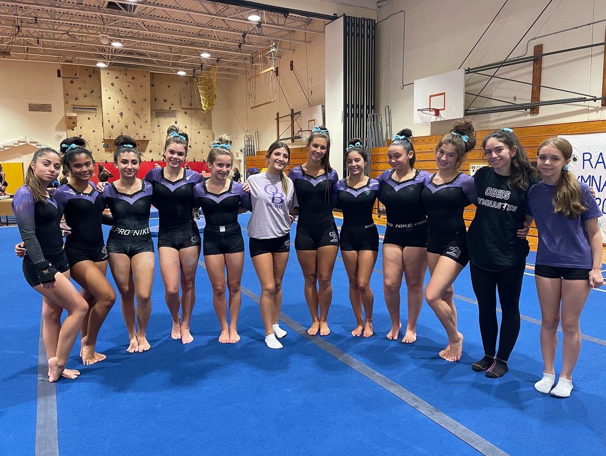 Our OBHS 2022 gymnastics team! #blueforbrady 💙