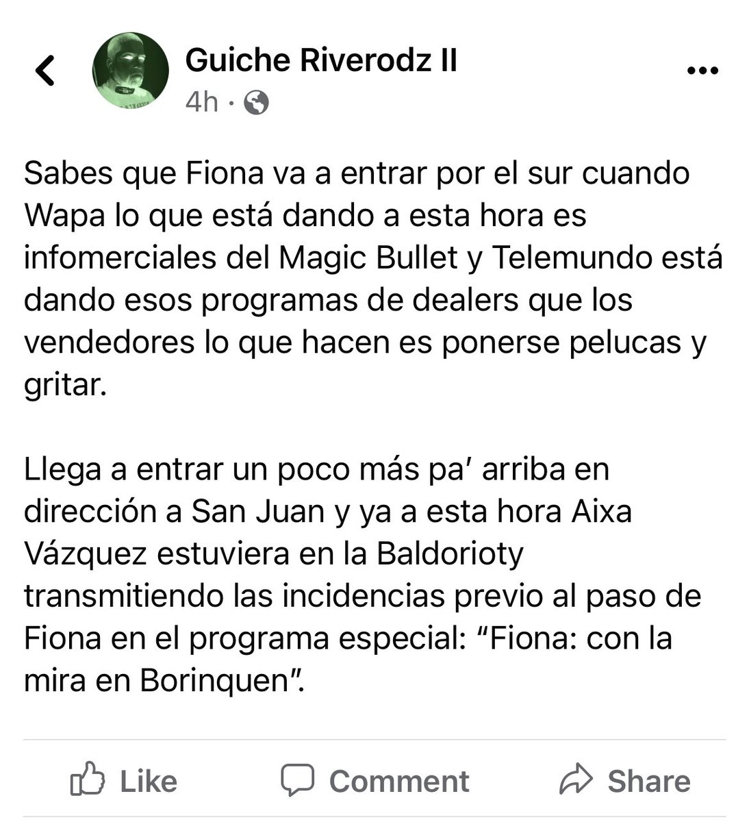 Puerto Rican Chocho tweet media