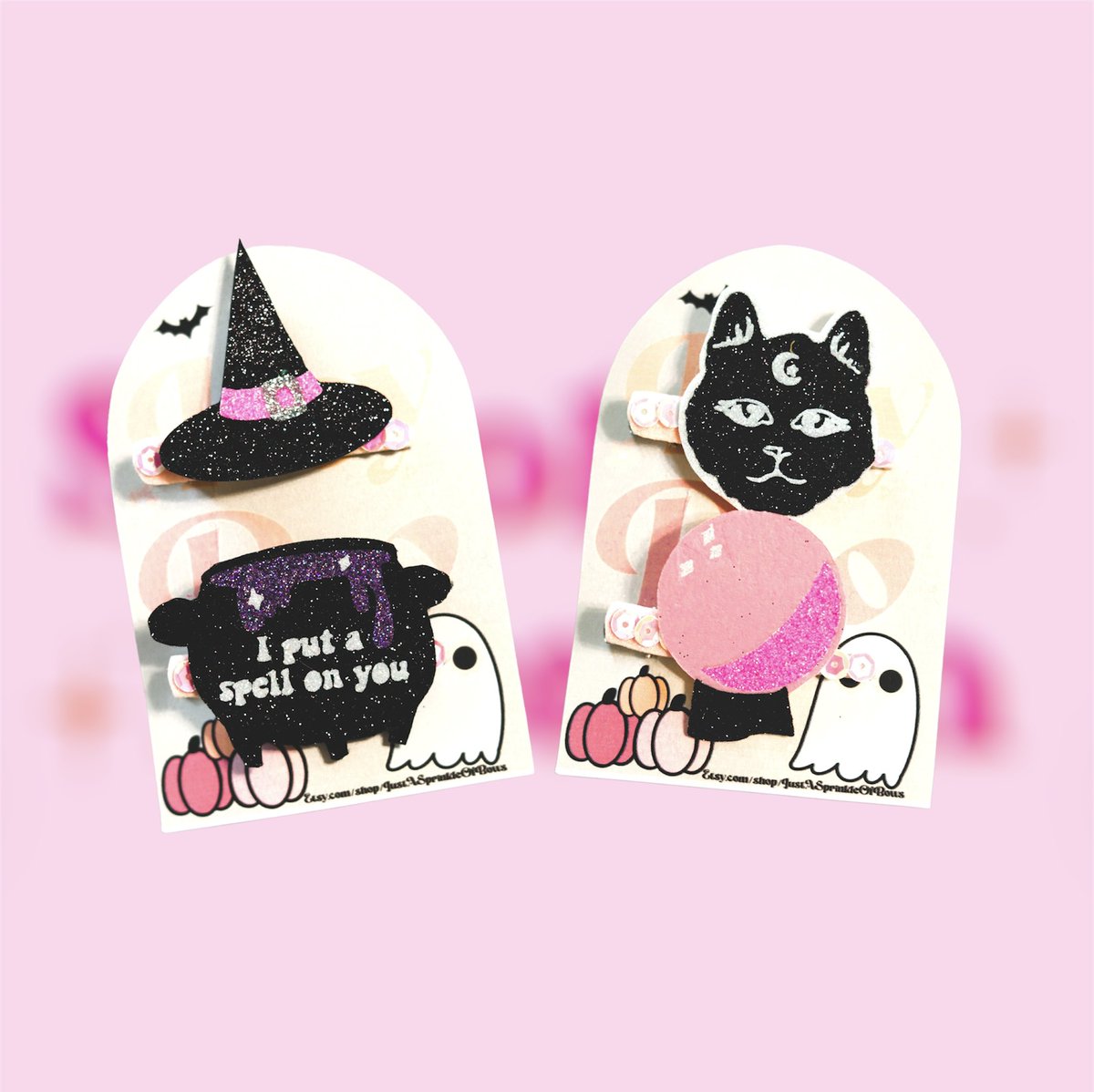 SprinkleOfBows's tweet photo. Halloween Clippies are up!🫧

Sorry so late, my littles got sick back to back and I didn’t want to send out anything late. 

Quick TAT, cute, glittery!✨
https://t.co/BOvh1puXjW https://t.co/4JzhV6B2Ru