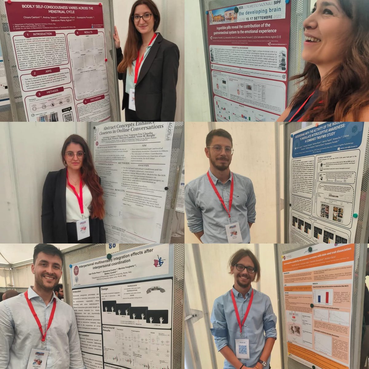 Our poster presentations for <a href="/SIPFNC/">SIPF</a> Congress 2022 held in Udine 🧠

Many thanks to <a href="/ugo_giulio/">Ugo Pesci</a> , @cchiara22968538 , <a href="/andreasalaris6/">Andrea Salaris</a> , <a href="/GiusiPorciello/">Giusi Porciello</a> , <a href="/GiovannaCuomo_/">Giovanna Cuomo</a> and Gabriele Vercelli for their works!