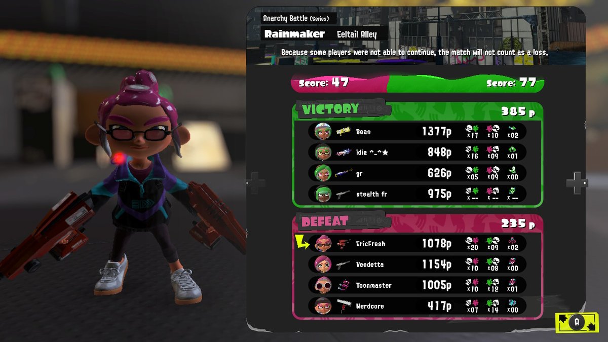 Eric__Fresh's tweet photo. please i need a 4 stack, i cant carry this much on rainmaker #Splatoon3 #NintendoSwitch https://t.co/MALGd5Oc5J