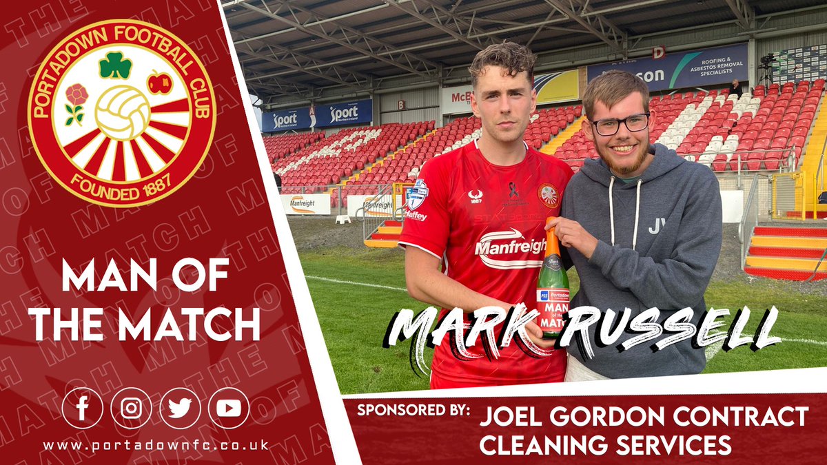 Portadown FC on Twitter "Congratulations to Portadown midfielder Mark