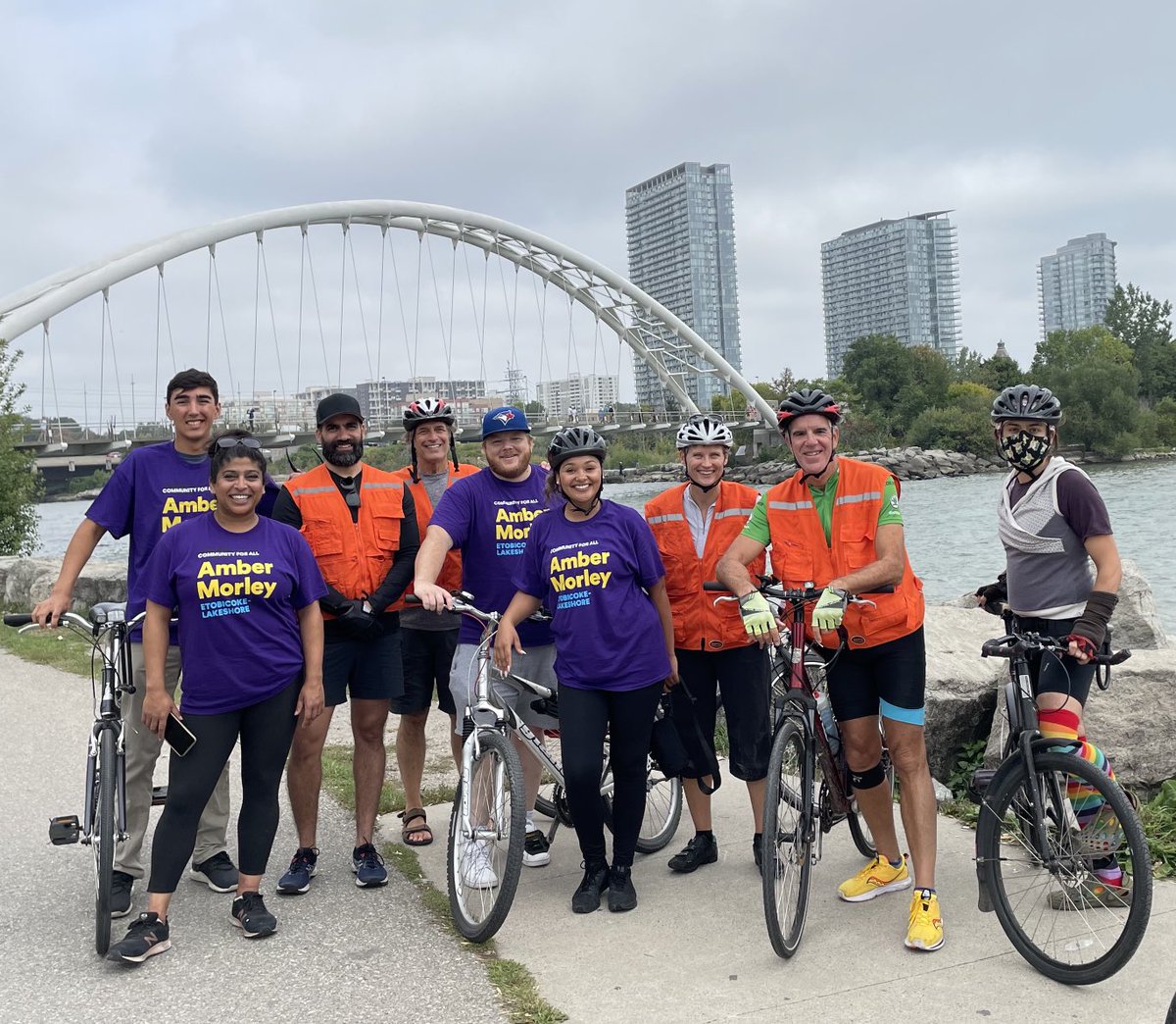 Glad to have ⁦<a href="/morleyforward3/">Amber Morley</a>⁩ out today with ⁦<a href="/BikewaysTO/">Community Bikeways - TCBC</a>⁩ to see first hand challenges &amp; opportunities for cycling in #Toronto. Much is possible with informed, committed people in govt. ⁦<a href="/CycleToronto/">Cycle Toronto</a>⁩ ⁦@TO_Transport⁩  ⁦@TO_Cycling⁩ #TOpoli