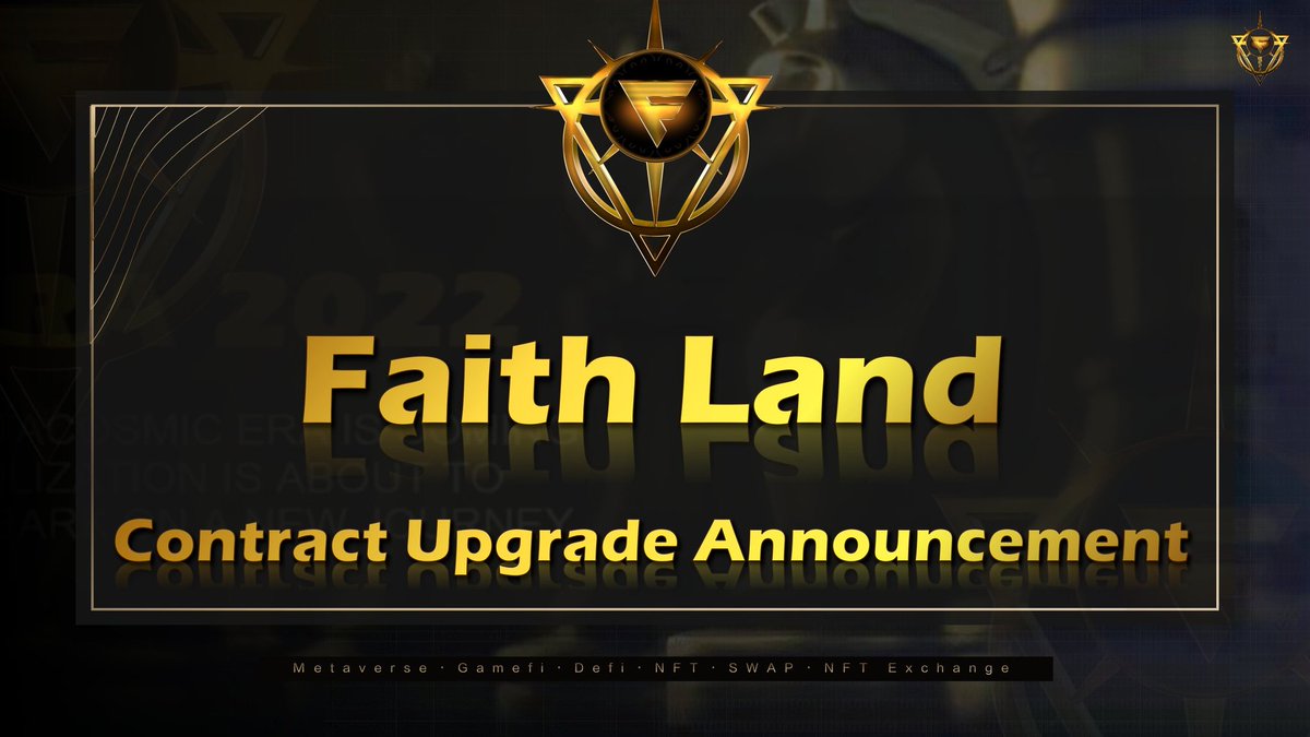 FaithLand_'s tweet photo. Faith Land will be upgraded on September 18th to welcome the new ecology! The bottom pool was transferred to the new contract. FT tokens and NFTS are mapped.

The upgrade will be completed next week, and the highlights are coming! https://t.co/yjLCPp8gHL