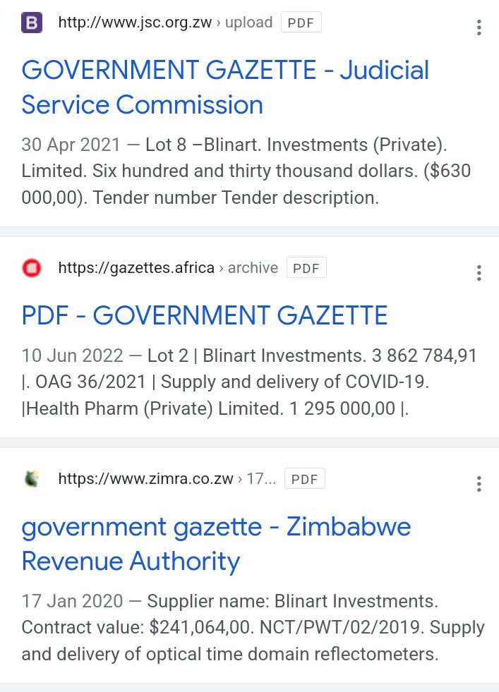 daddyhope's tweet photo. ZANUPF propagandists want to shut down the issue of the laptops because they know that well trained journalists know that it is only the tip of the iceberg!

A quick check shows that Blinart has gotten millions of public funds for years.
Those tenders must be looked at one by one https://t.co/kZqu8jye3w