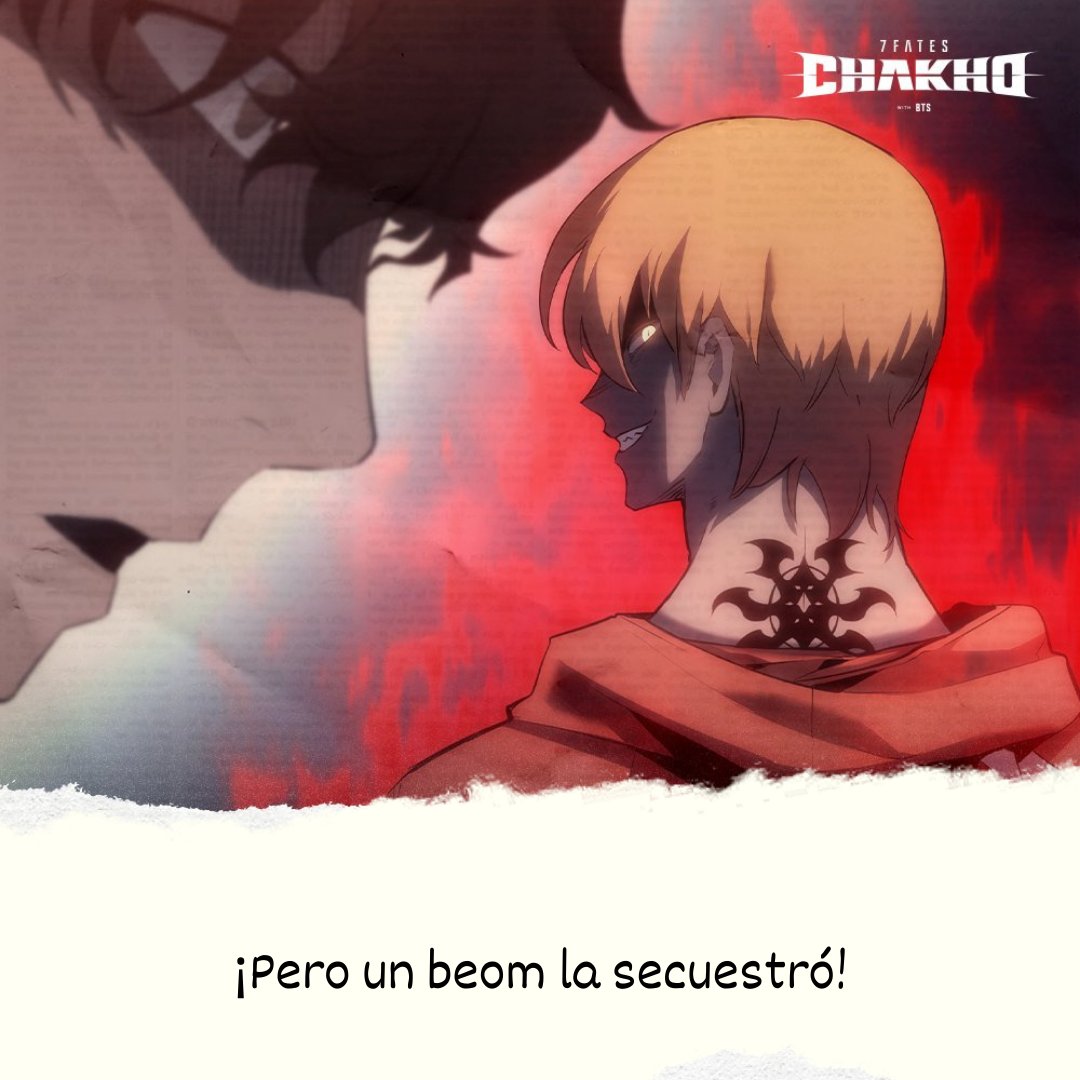 7fatesES's tweet photo. [HISTORIA] "¡Ayúdame a salvar a mi hermana!"
El cazador de beoms #Hwan está en una encrucijada. Ayúdalo a tomar una decisión con el emoji correspondiente (🦋🤝😳)

Descubre la decisión final en el ep. 16 de #7Fates_CHAKHO 🐯

#CHAKHO #BTS #BTSXWEBTOON #7FATESenEspañol https://t.co/CuA206kIe6